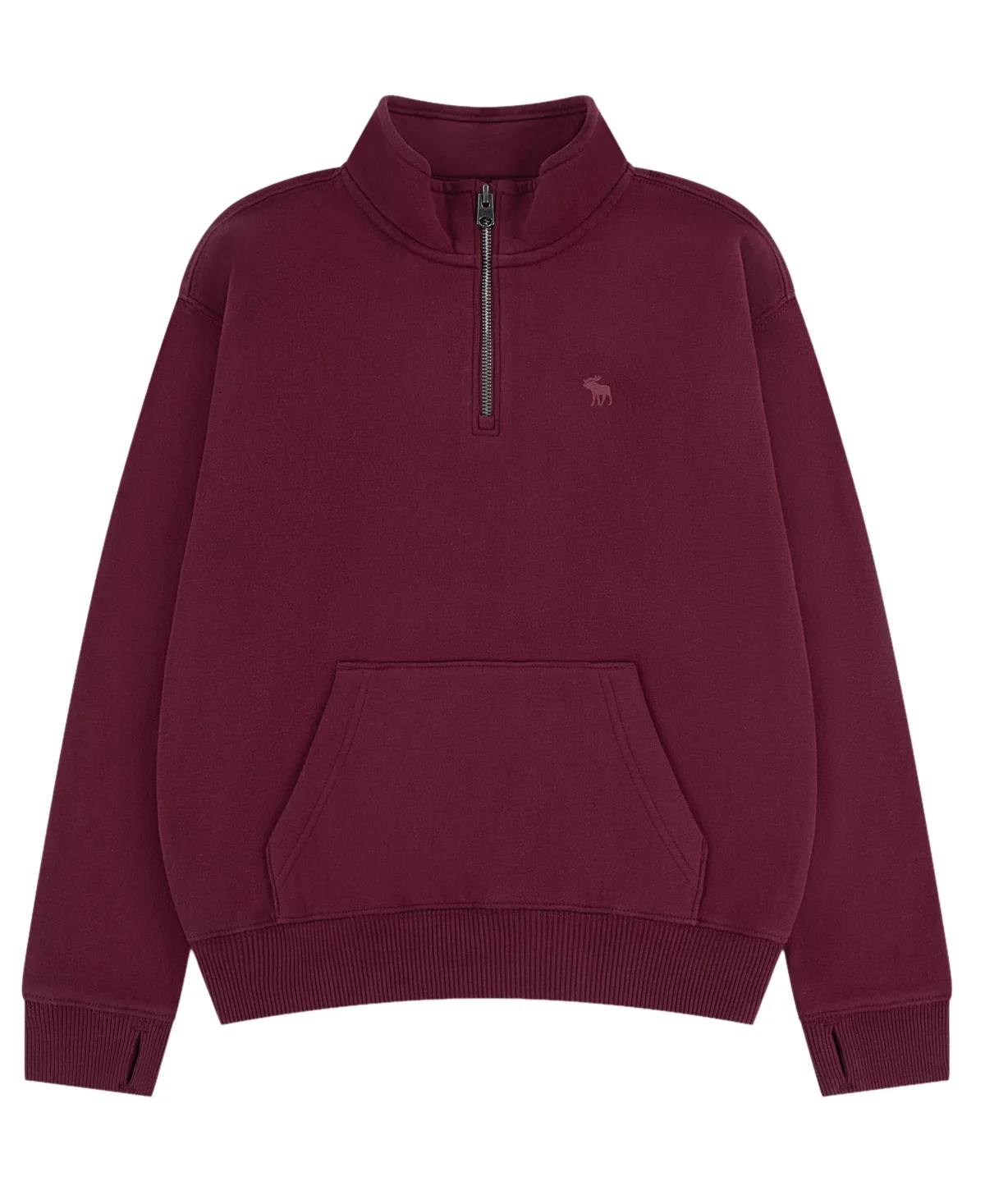 Essential Fleece Quarter-Zip Sweatshirt by Abercrombie Kids