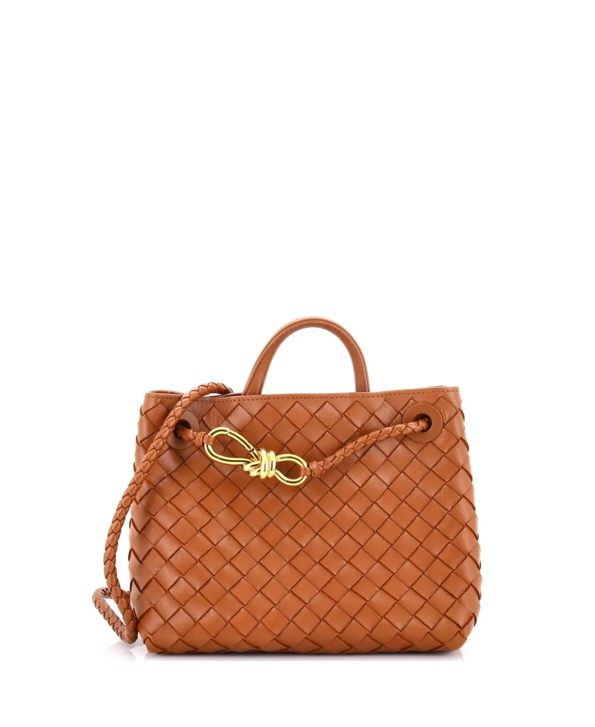 Pre-Owned Small Andiamo Top Handle Bag Intrecciato Nappa