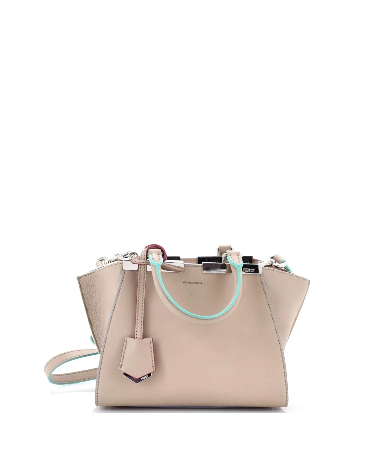 Pre-Owned Mini 3Jours Bag Leather by FENDI