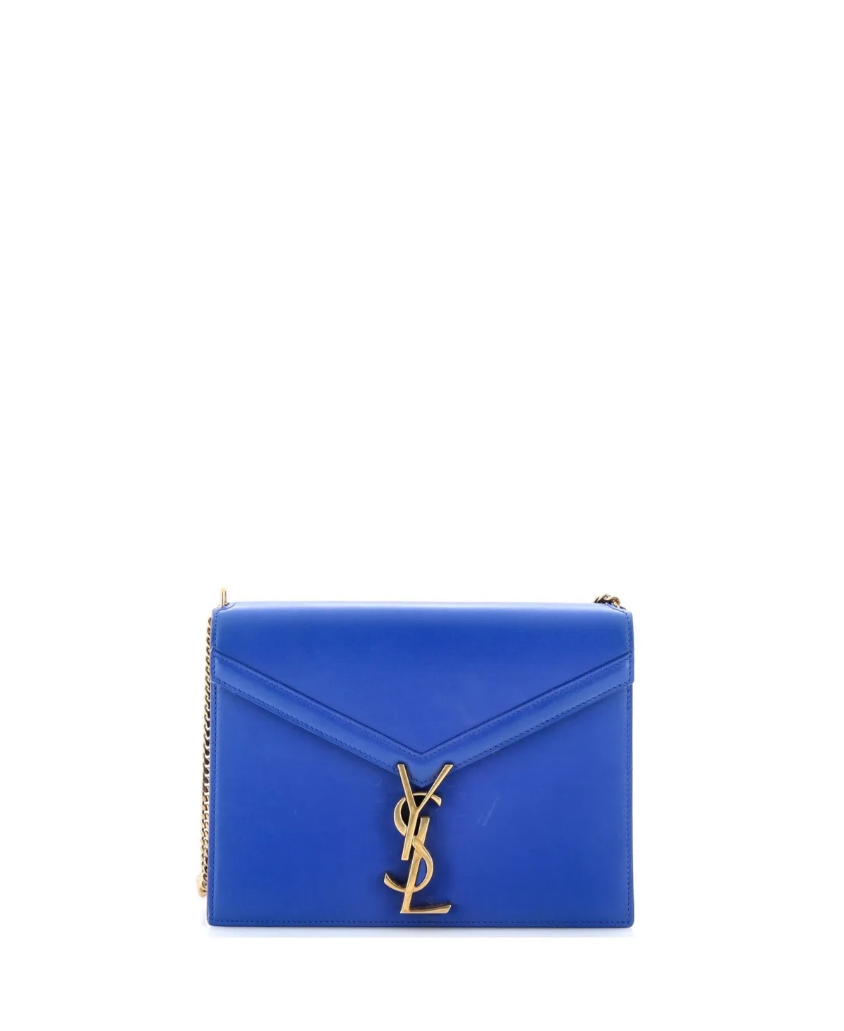 Pre-Owned Saint Laurent Small Cassandra Chain Shoulder Bag Leather by Saint Laurent
