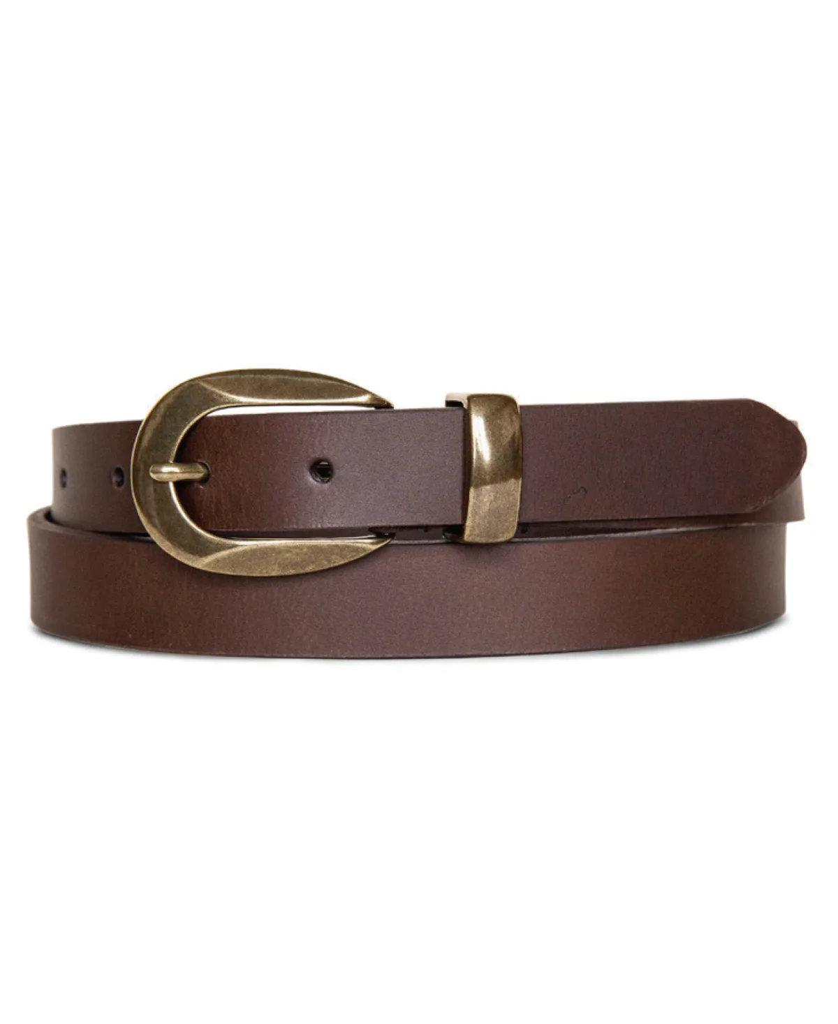 Metal Loop Leather Pant Belt by Lucky Brand