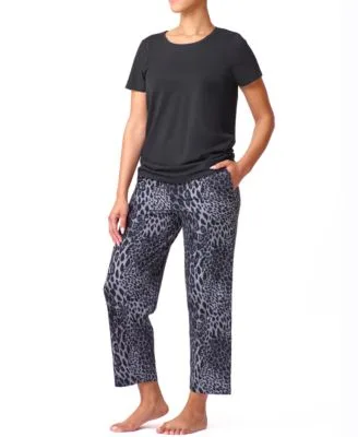 Sleepwell Basic Tee Pant Separates with Temperature Regulating Technology by HUE