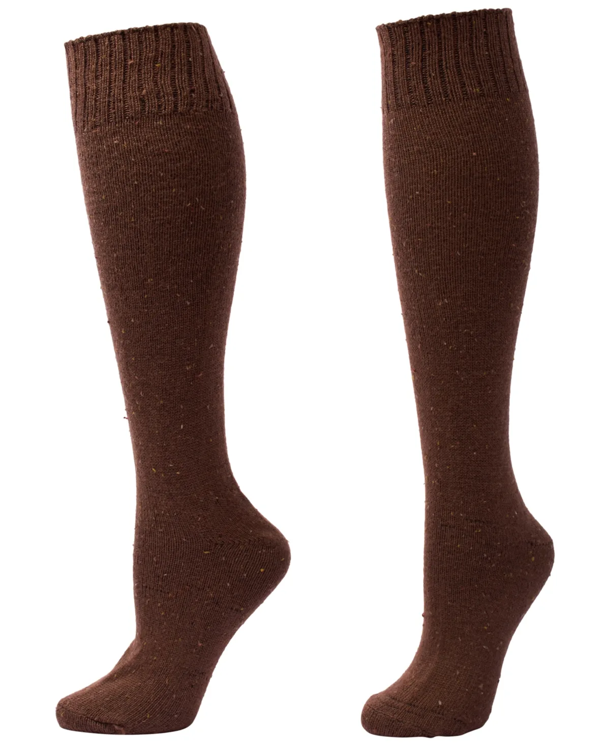 Tweed Ribbed Welt Knee-High Socks by HUE