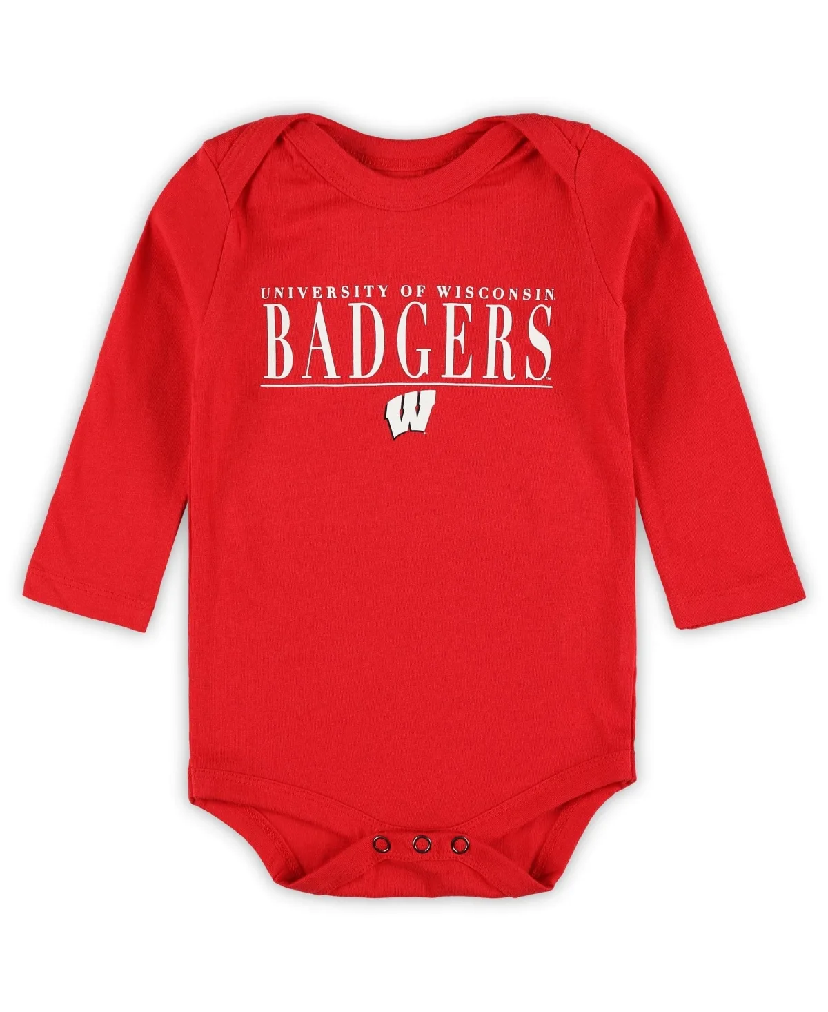 Wisconsin Badgers Ollie Long-Sleeve Bodysuit by Garb