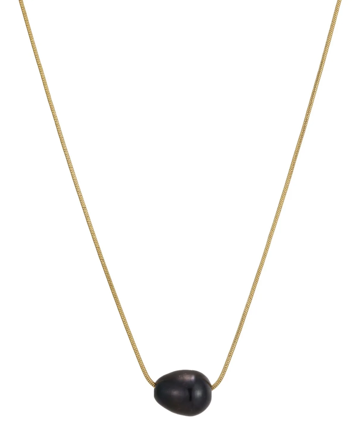 Natural Freshwater Pearl Gold-Tone Pendant Necklace by Adornia