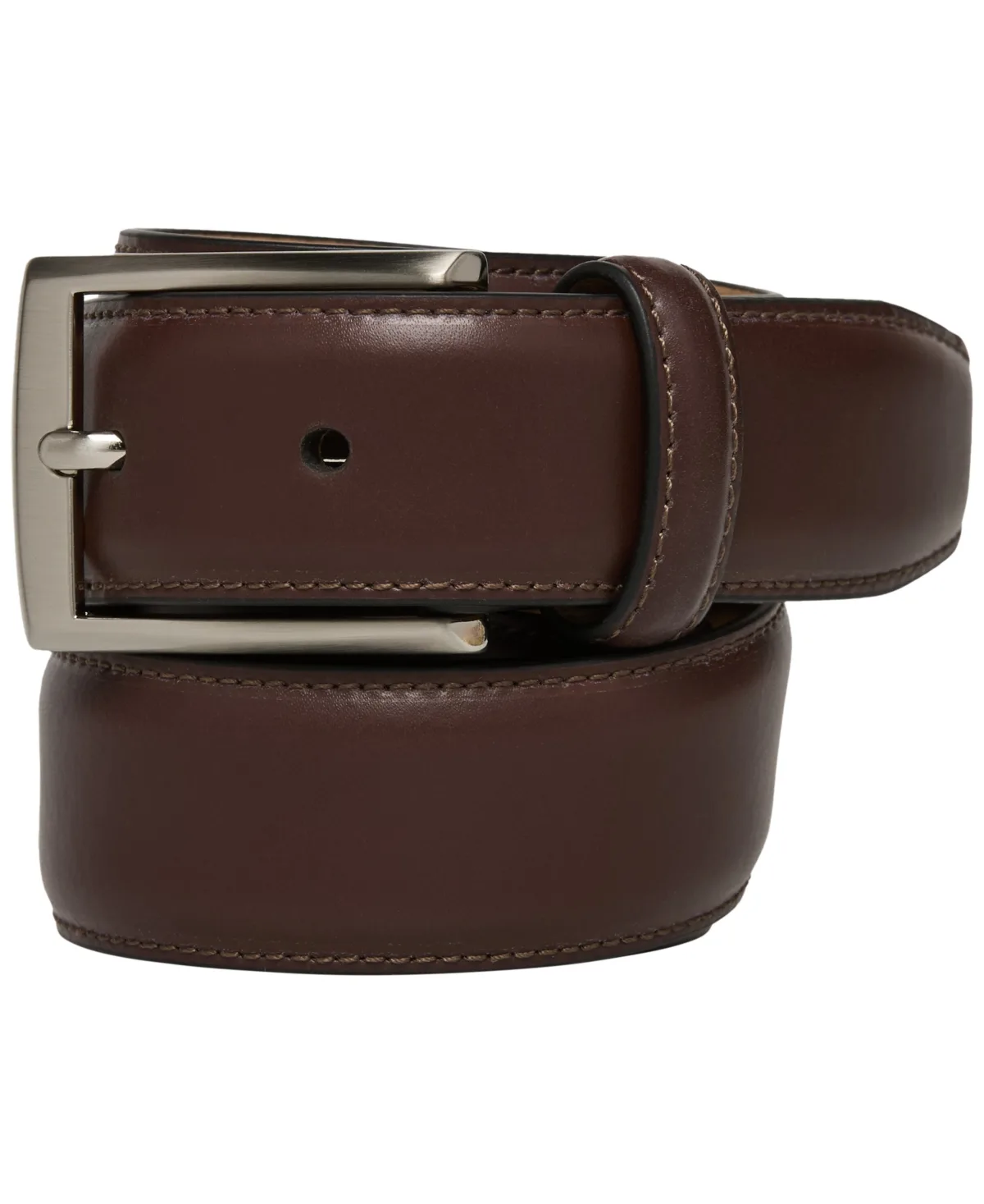 Portfolio Casual Plain 32MM Faux Leather Belt
