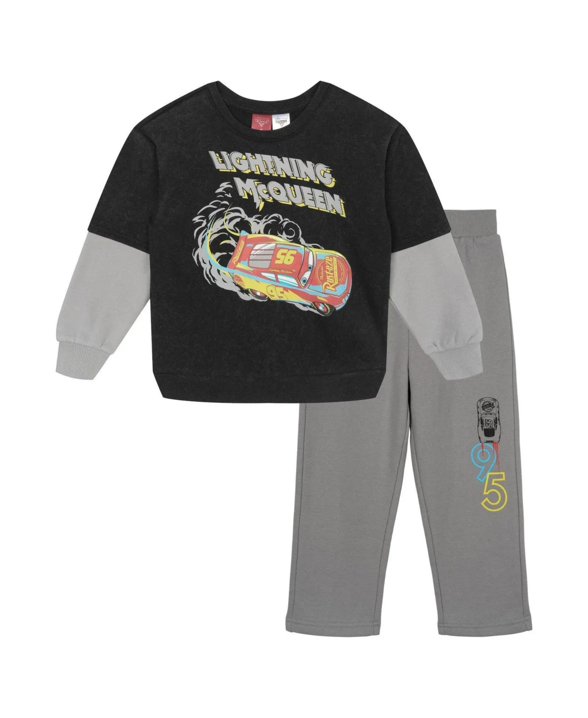 Cars Lightning McQueen Fleece 2-Piece Sweatshirt and Pants Set by Cars