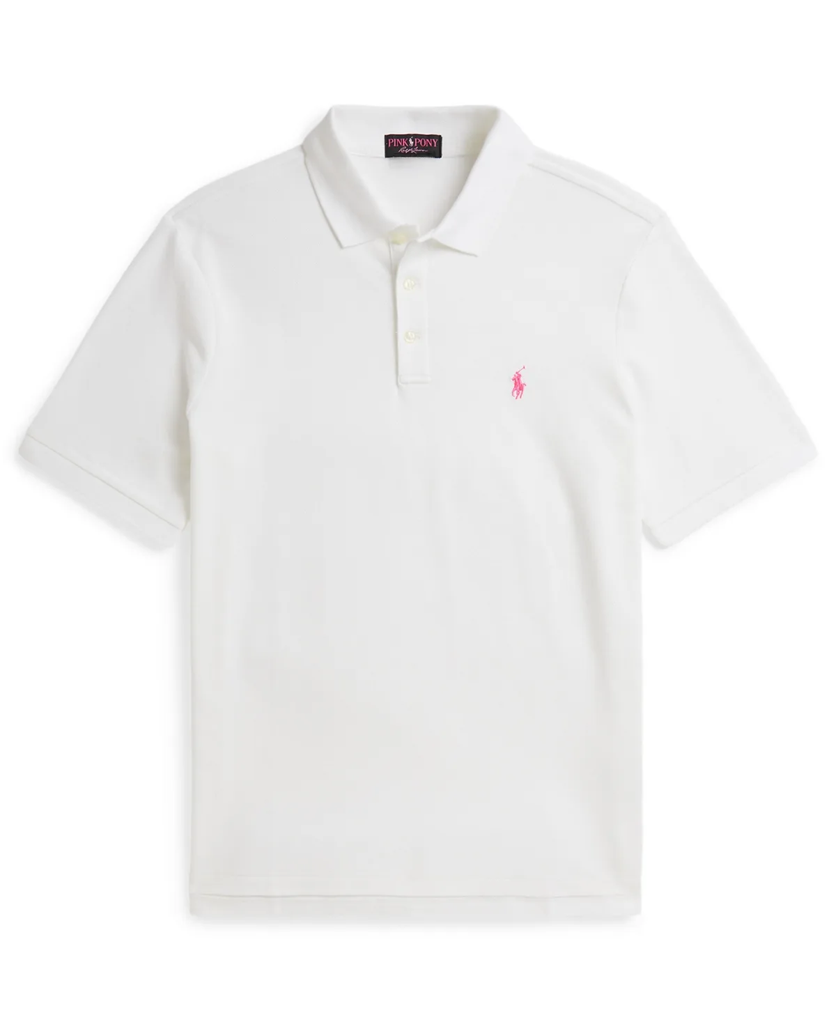 Pink Pony Stretch Mesh Polo Shirt by Polo Ralph Lauren