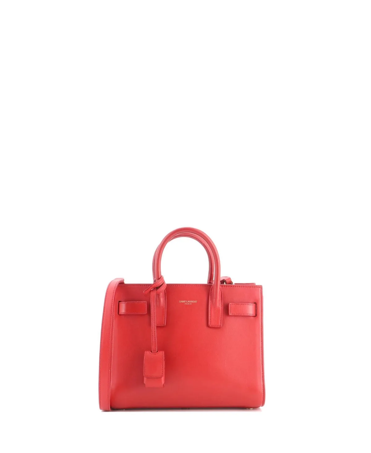 Pre-Owned Saint Laurent Nano Sac De Jour Top Handle Leather Tote