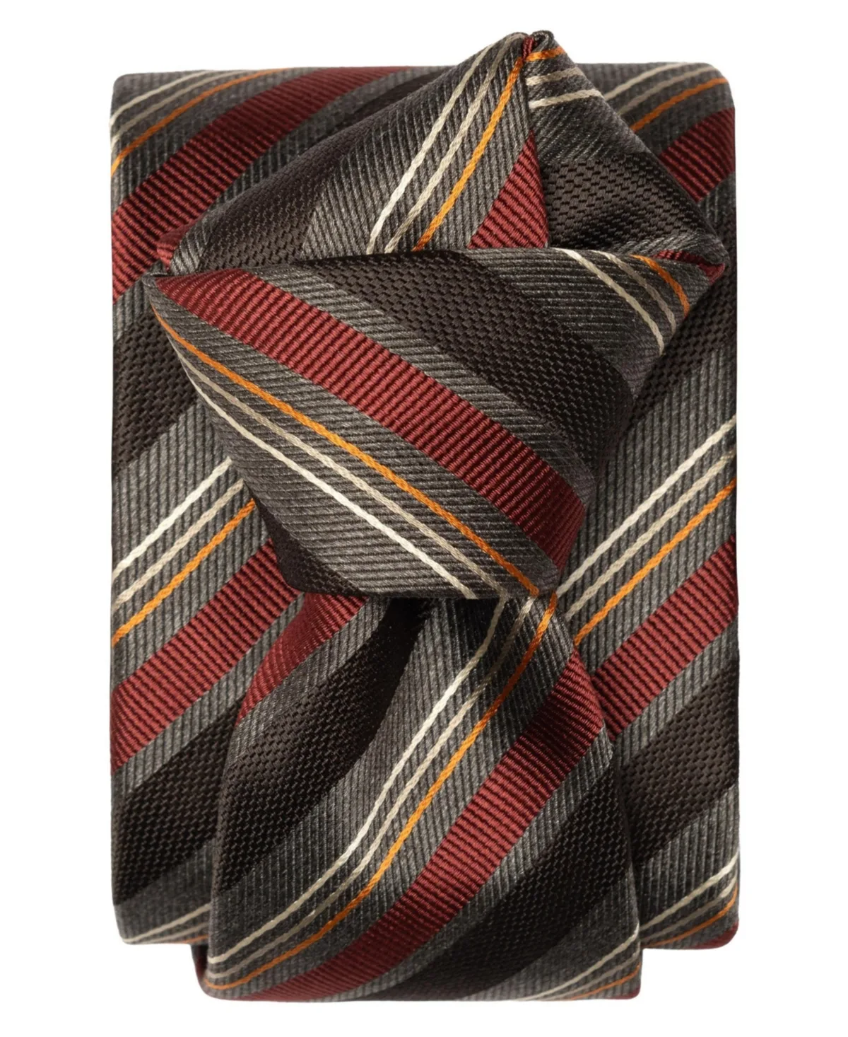 Espada Striped Silk Jacquard Tie by Elizabetta