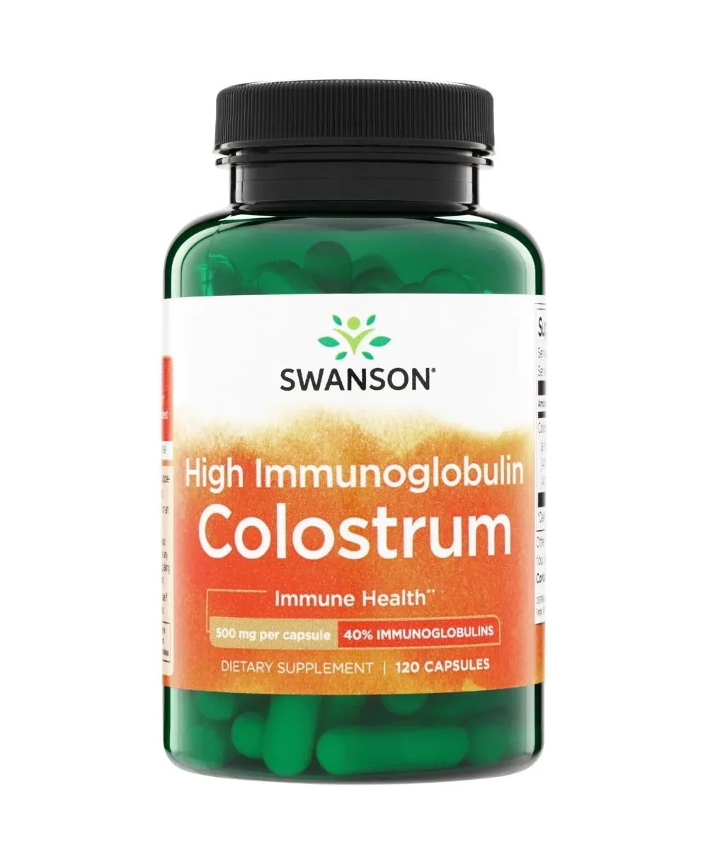 High IgG Colostrum Immune Support, 500 Mg, 120 Capsules by Swanson
