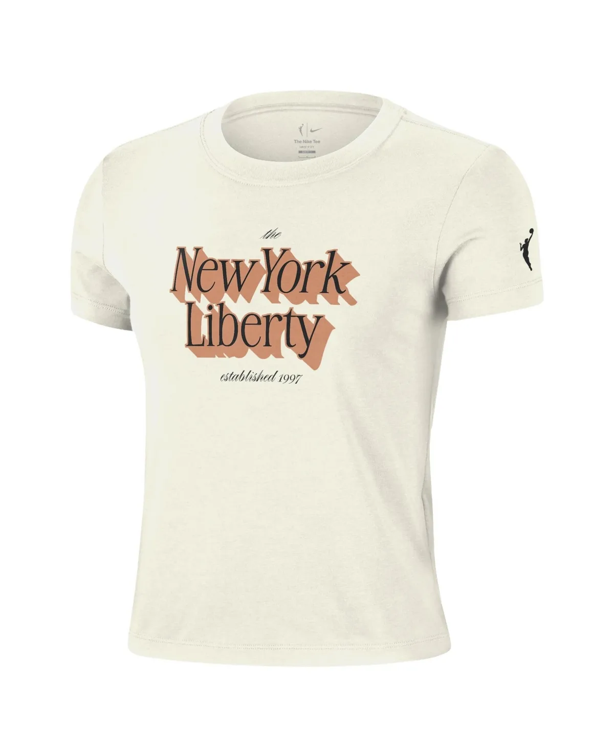 New York Liberty Chill Tri-Blend Mod Cropped T-Shirt by Nike