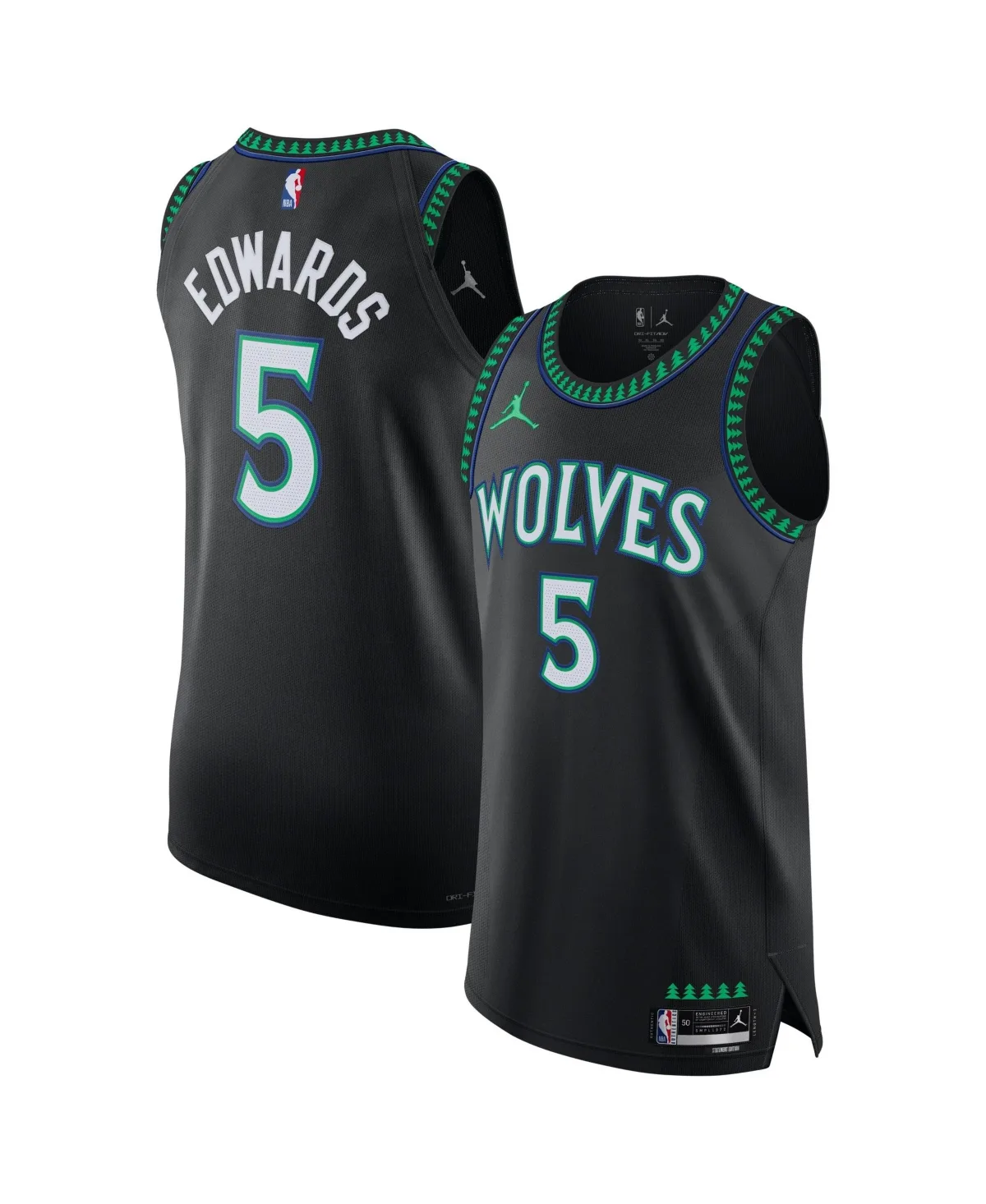 Anthony Edwards Minnesota Timberwolves Authentic Jersey by Jordan