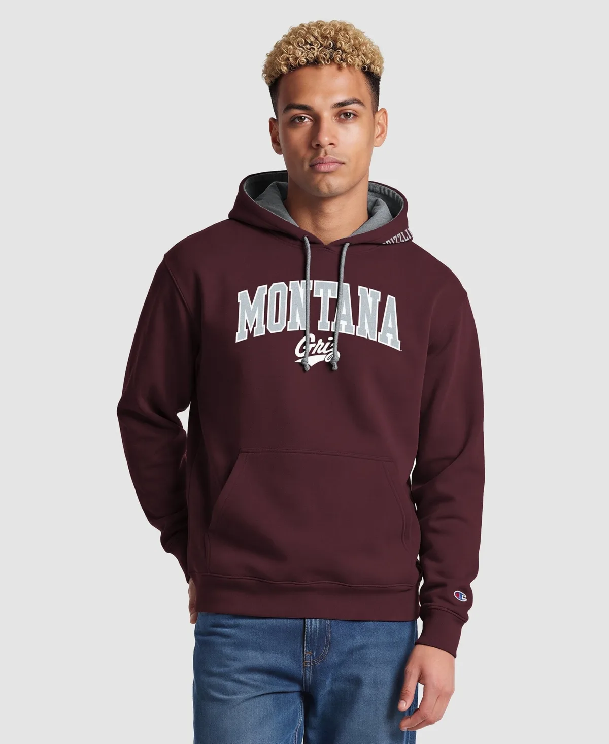 Powerblend Graphic Classic-Fit Hoodie by Champion