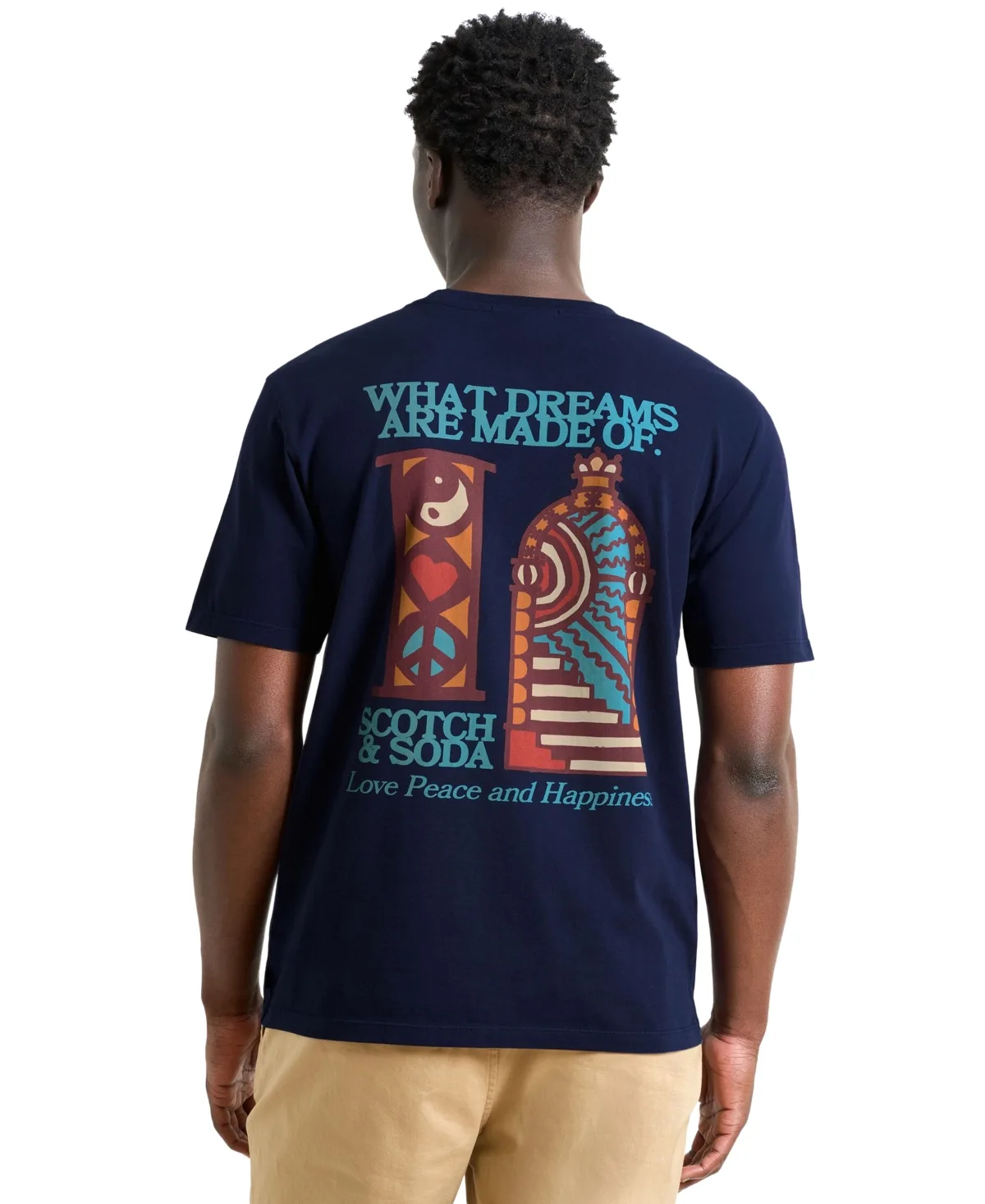 Peace and Love Graphic T-Shirt by Scotch & Soda