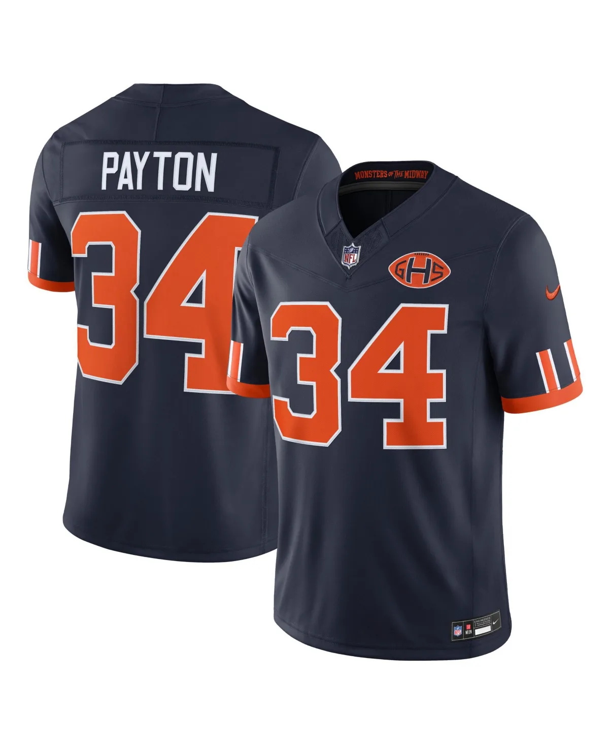 Walter Payton Chicago Bears 2026 Rivalries Collection Vapor F.u.s.e Stitched Limited Jersey by Nike