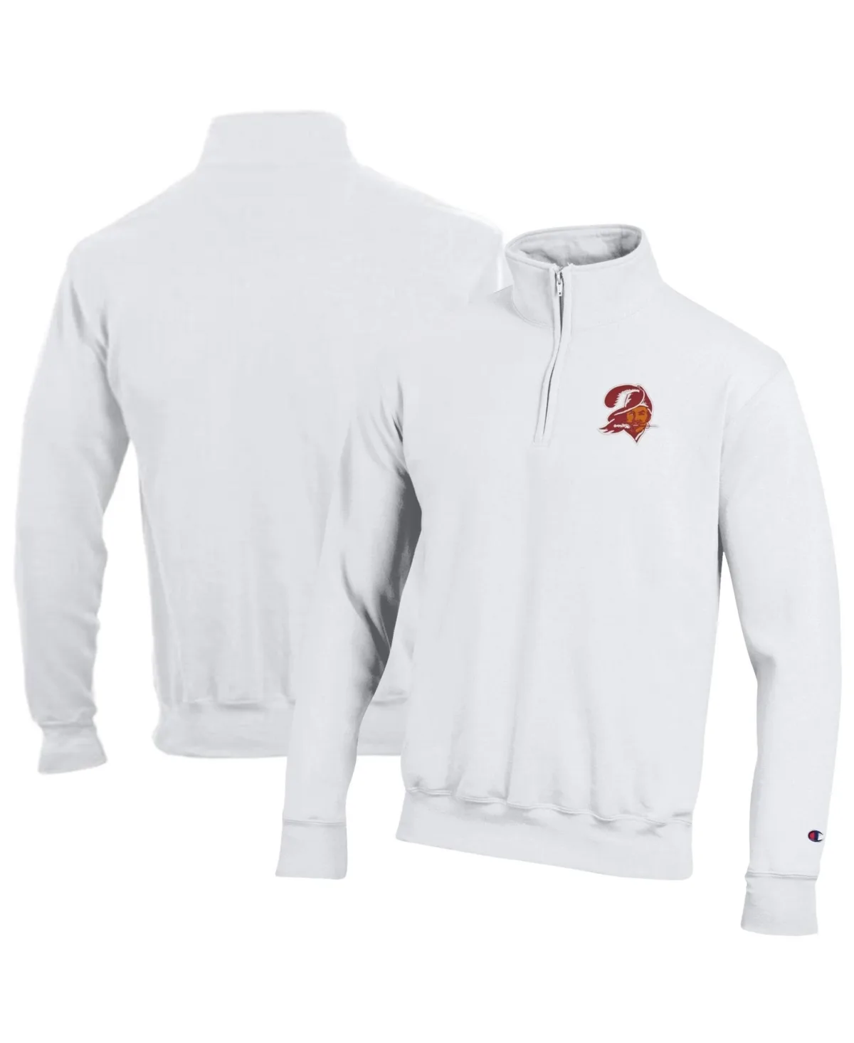 Tampa Bay Buccaneers Powerblend Quarter-Zip Pullover by Champion