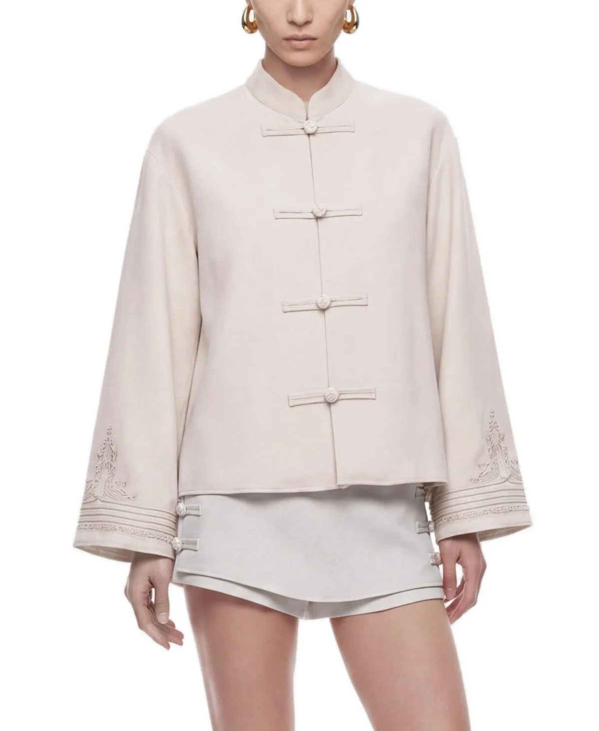 Embroidered Oversized Jacket by Nocturne