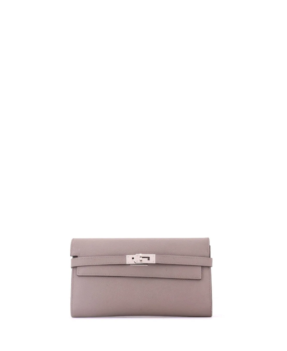 Pre-Owned Hermes Long Kelly Verso Epsom Wallet, 7.5W x 4.5H x 1D