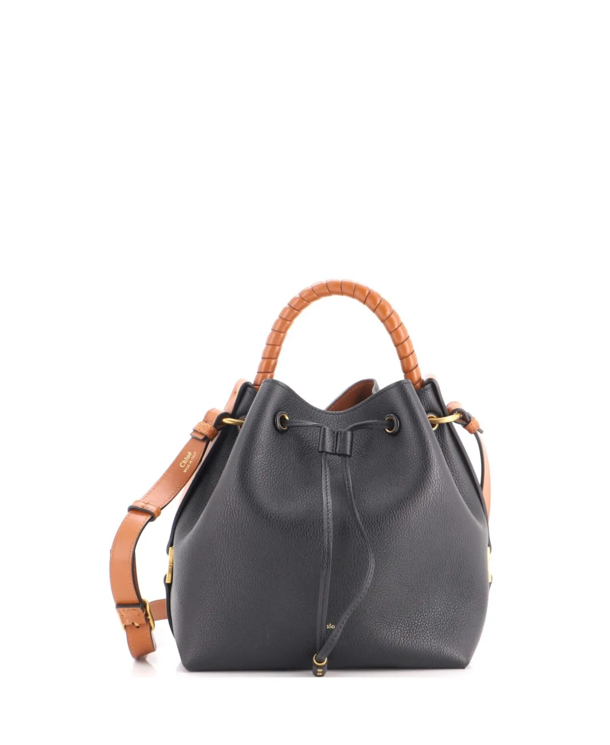 Pre-Owned Chloe Marcie Bucket Bag Leather by Chloé