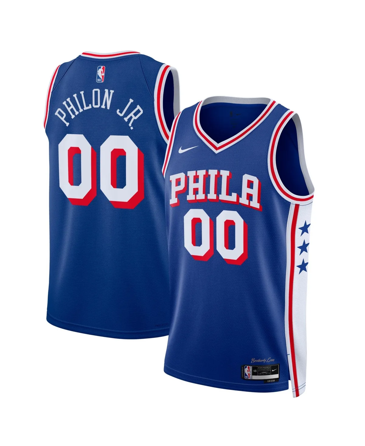 Labaron Philon Jr. Royal Philadelphia 76ers Swingman Icon Edition Jersey by Nike