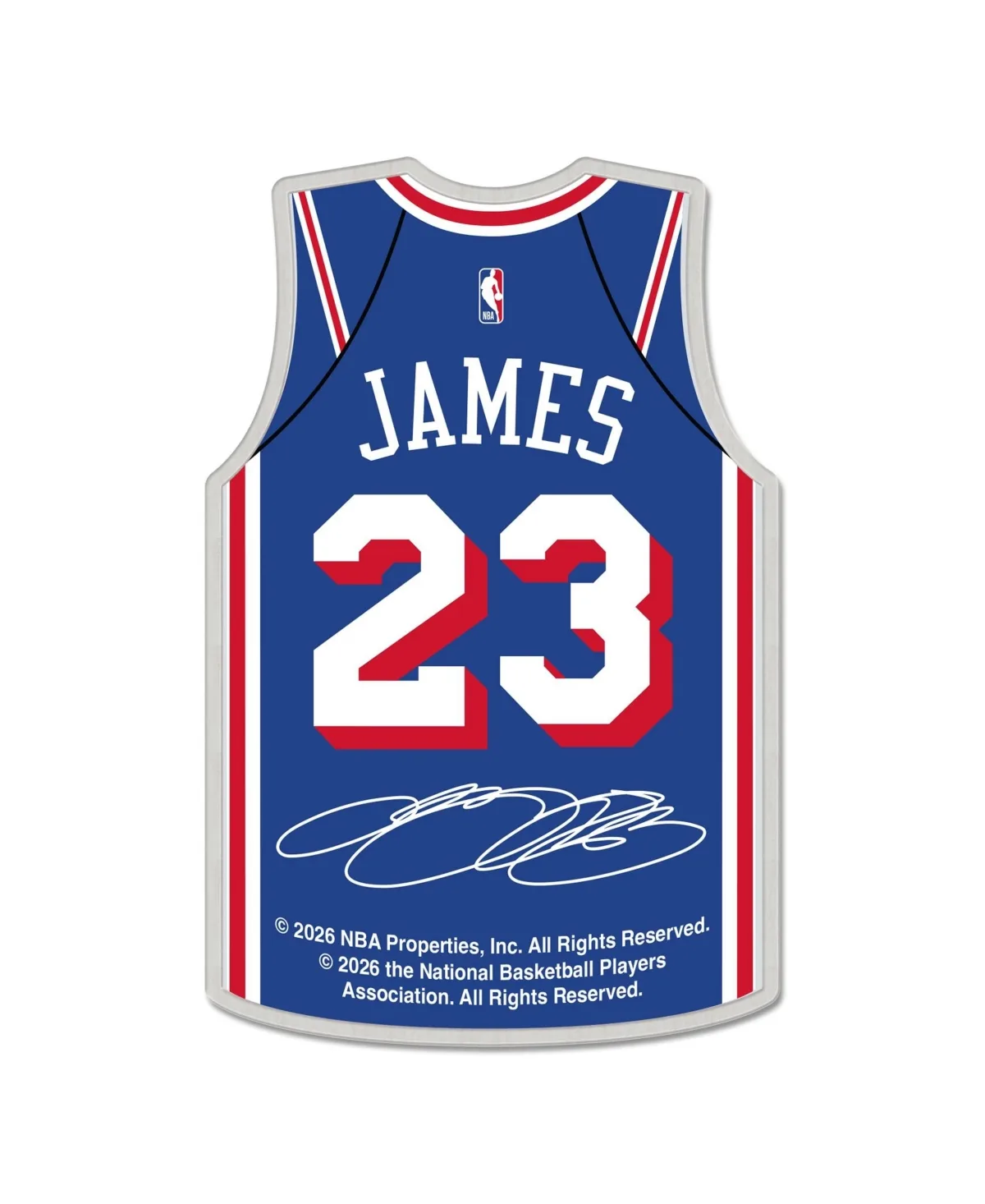 LeBron James Hard Enamel Pin by WinCraft