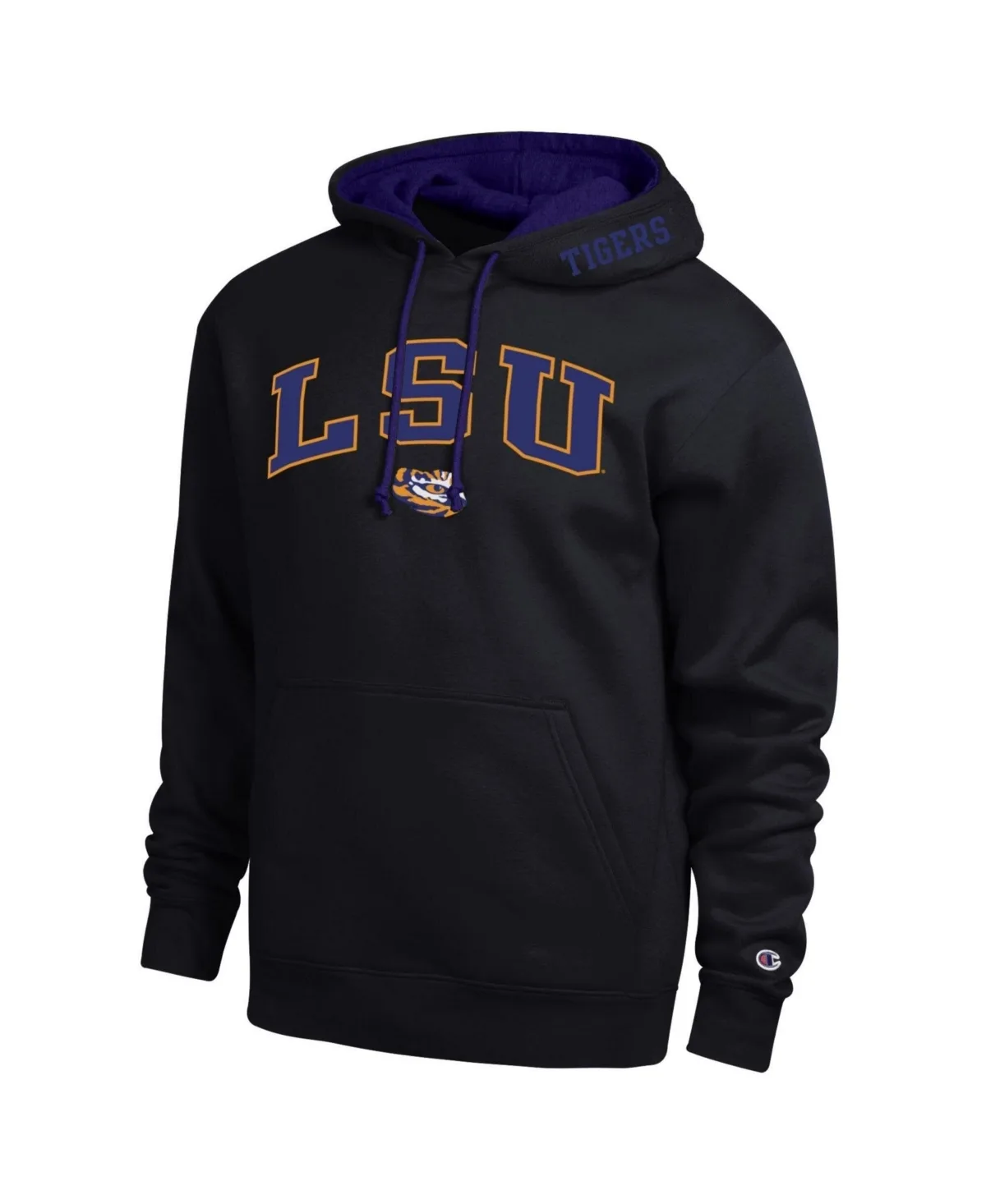 Lsu Tigers Arch Tackle Twill Hoodie by Champion