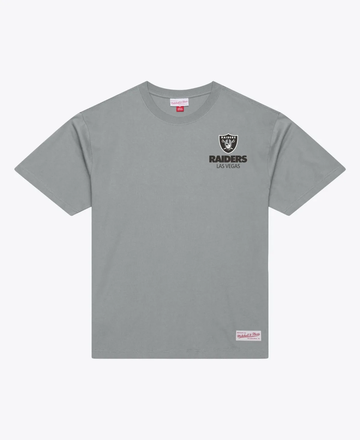 Las Vegas Raiders Core Essentials Micro Logo T-Shirt by Mitchell & Ness
