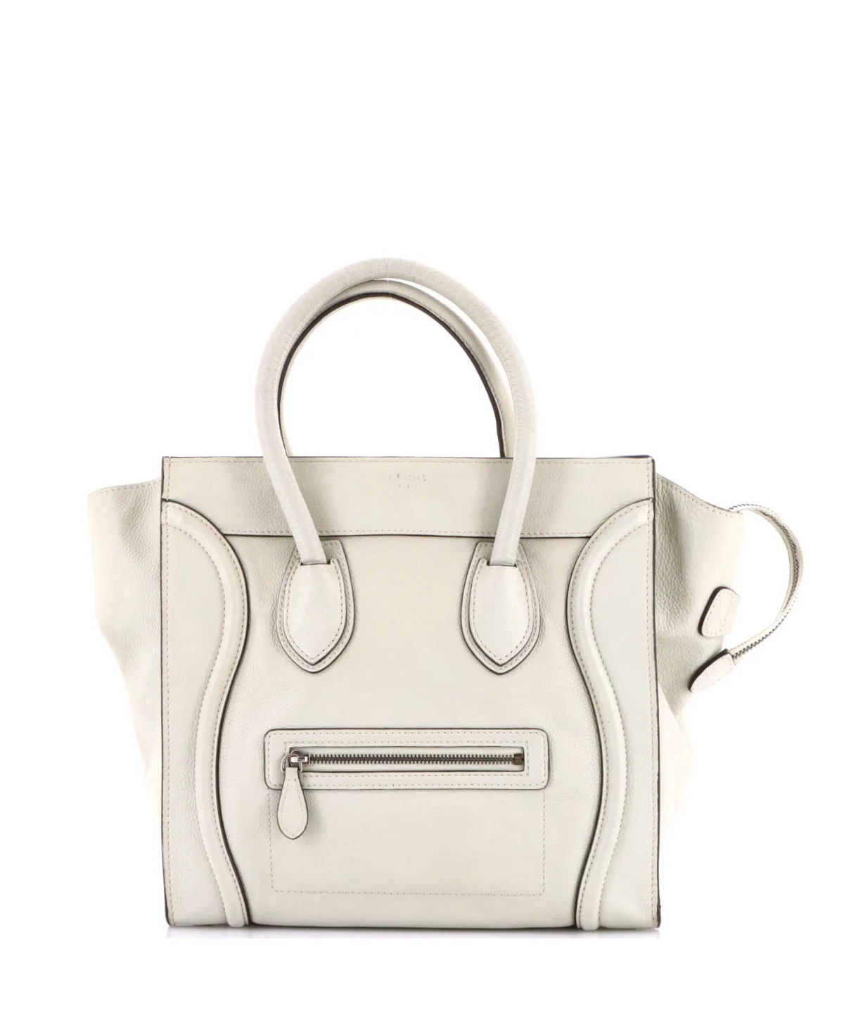 Pre-Owned Mini Luggage Bag Grainy Leather by Celine