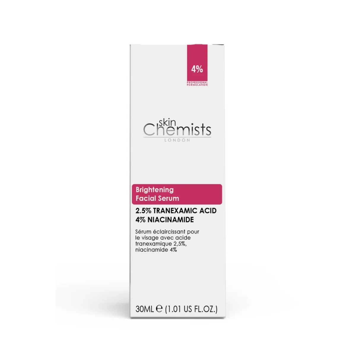 Brightening Tranexamic Acid 2.5 Percentage, Niacinamide 4 Percentage Facial Serum 30 Milliliter by Skinchemists
