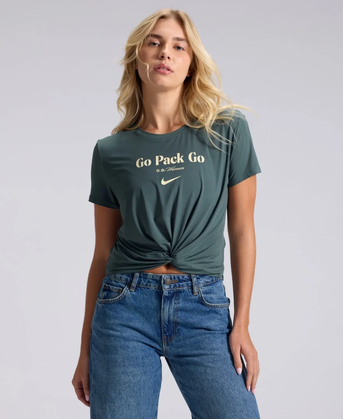 Bay Packers 2026 Rivalries Collection Classic Twist Cropped T-Shirt by Nike