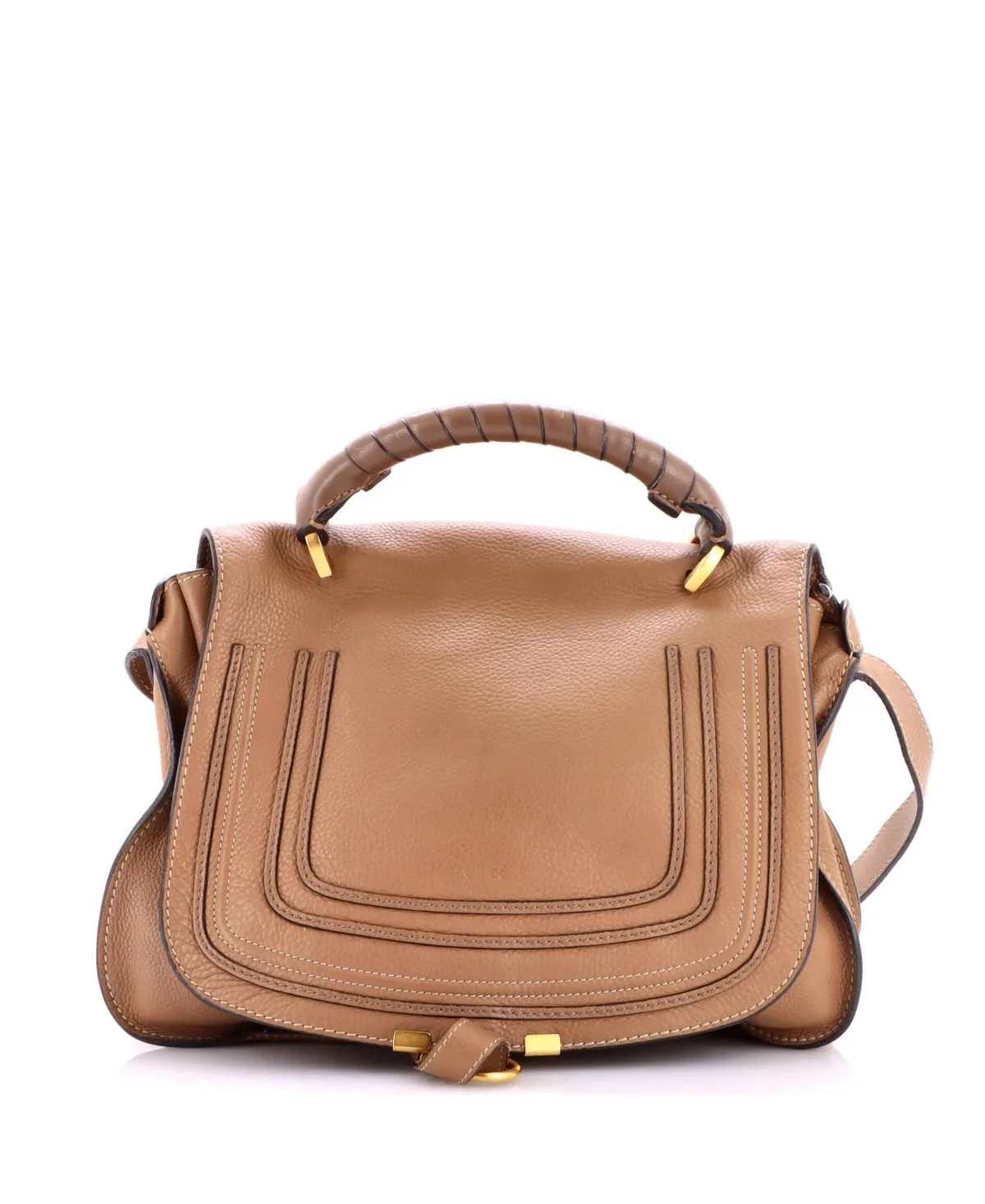 Pre-Owned Chloe Medium Marcie Top Handle Bag Leather