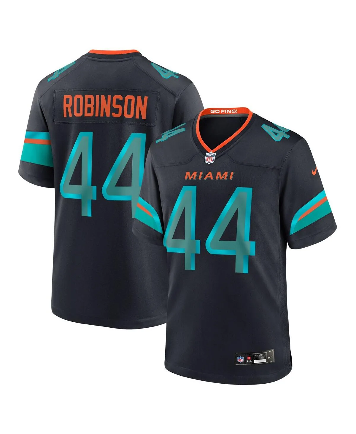 Chop Robinson Miami Dolphins 2025 Rivalries Collection Game Jersey by Nike