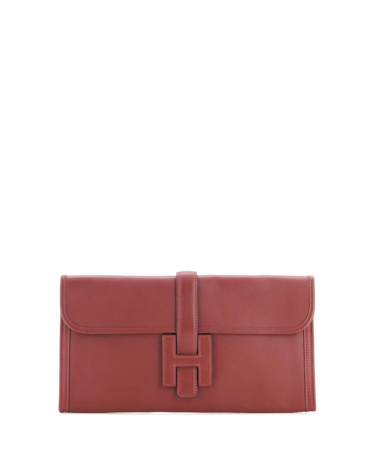 Pre-Owned 29 Jige Elan Clutch Swift by Hermes