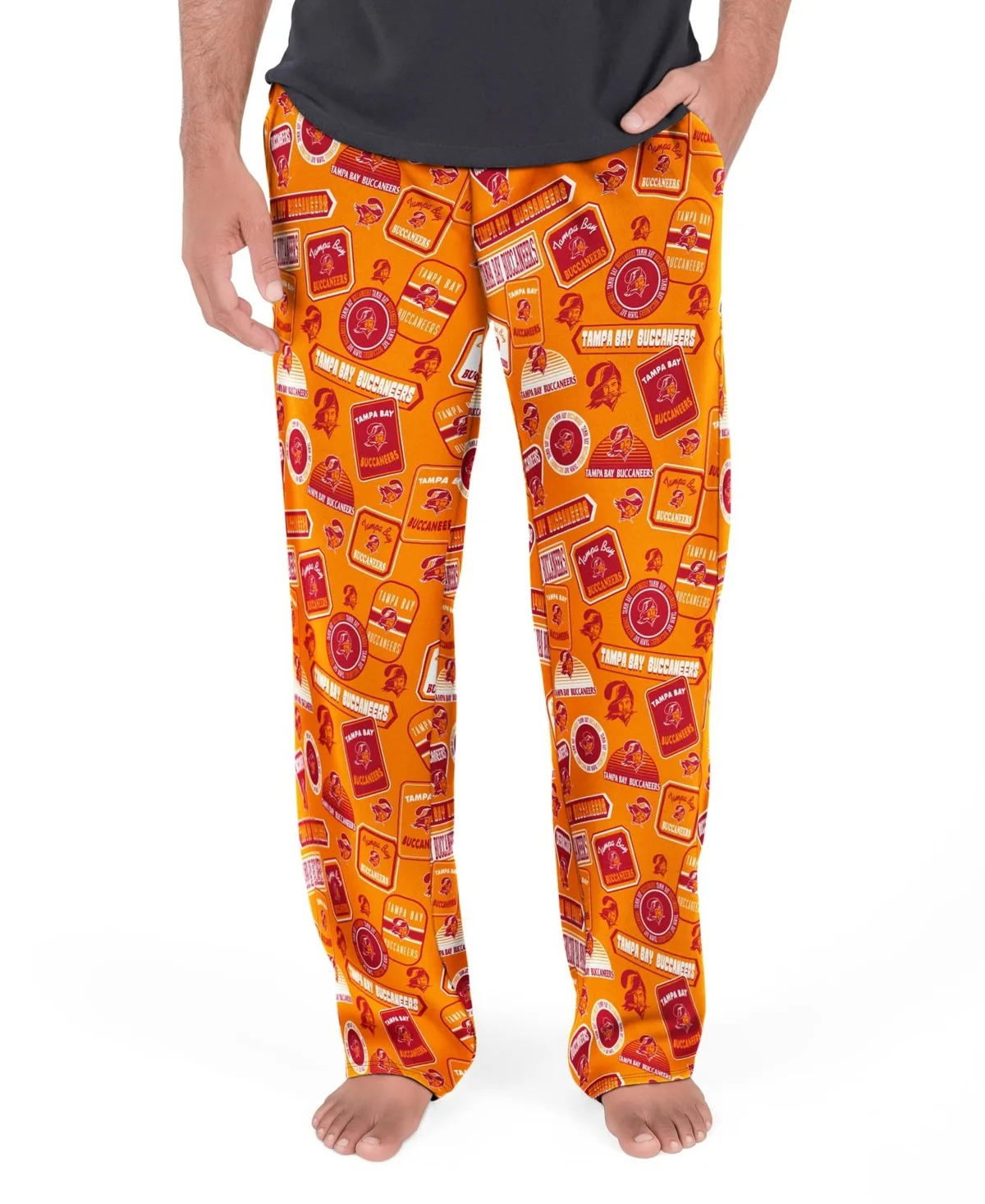 Tampa Bay Buccaneers Grady Throwback Logo Relaxed-Fit Sleep Pants by Concepts Sport