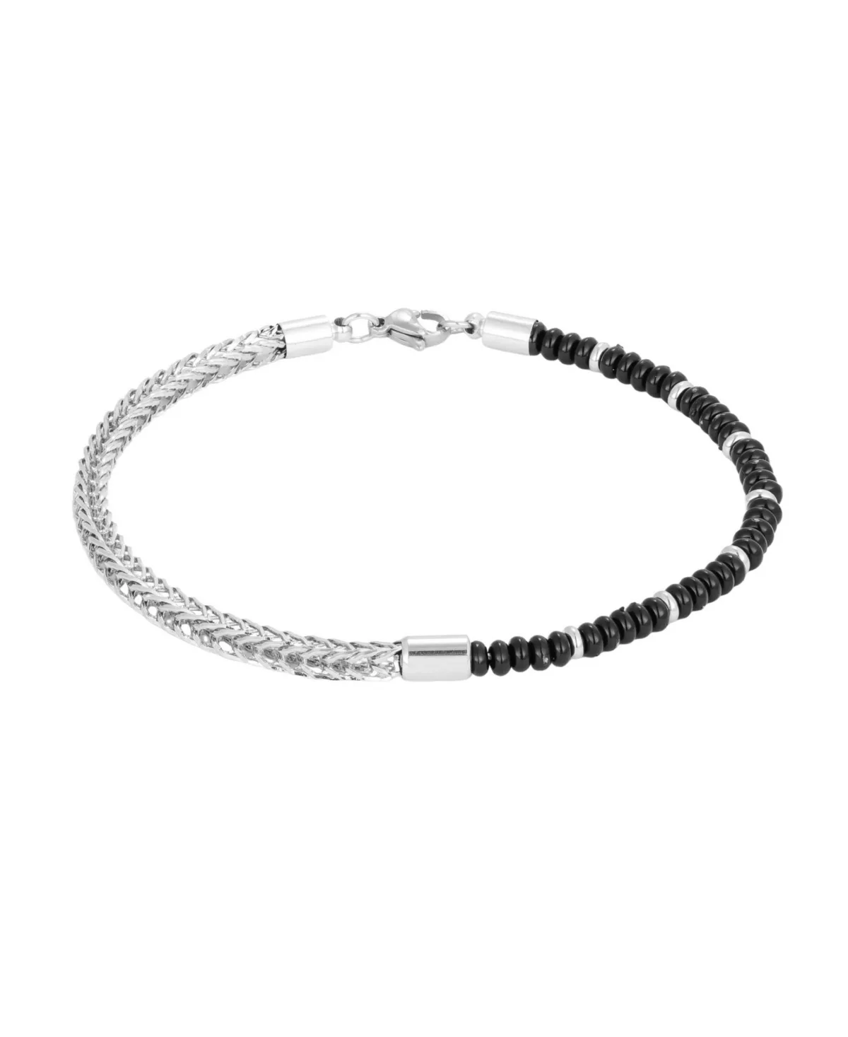 Beaded Link & Chain Bracelet