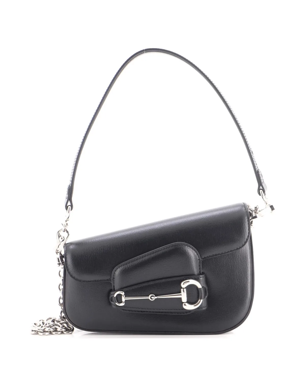 Pre-Owned Mini Horsebit 1955 Asymmetric Shoulder Bag Leather by Gucci