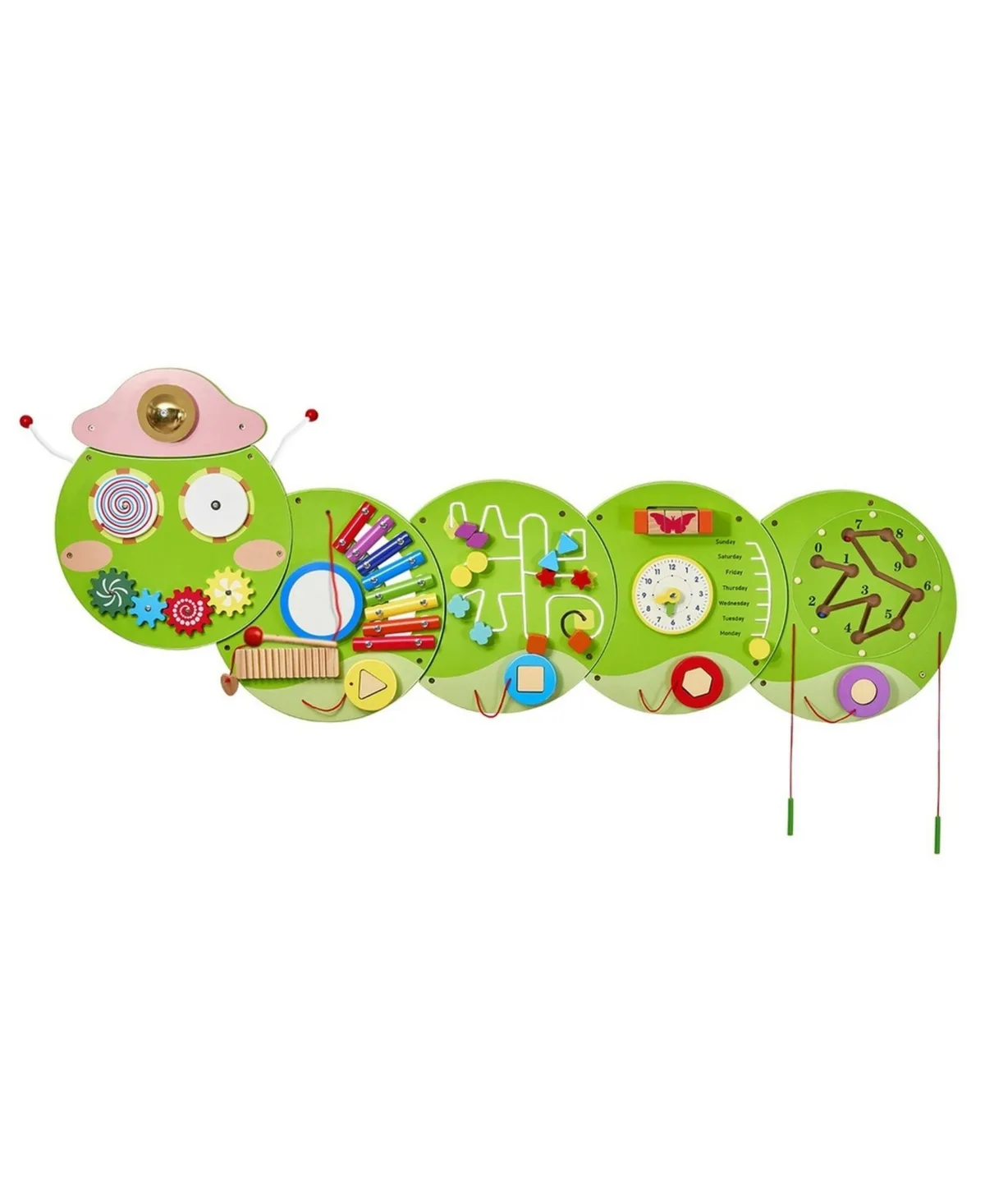 12-Activity Busy Board, Ages 3-12 by Hongge