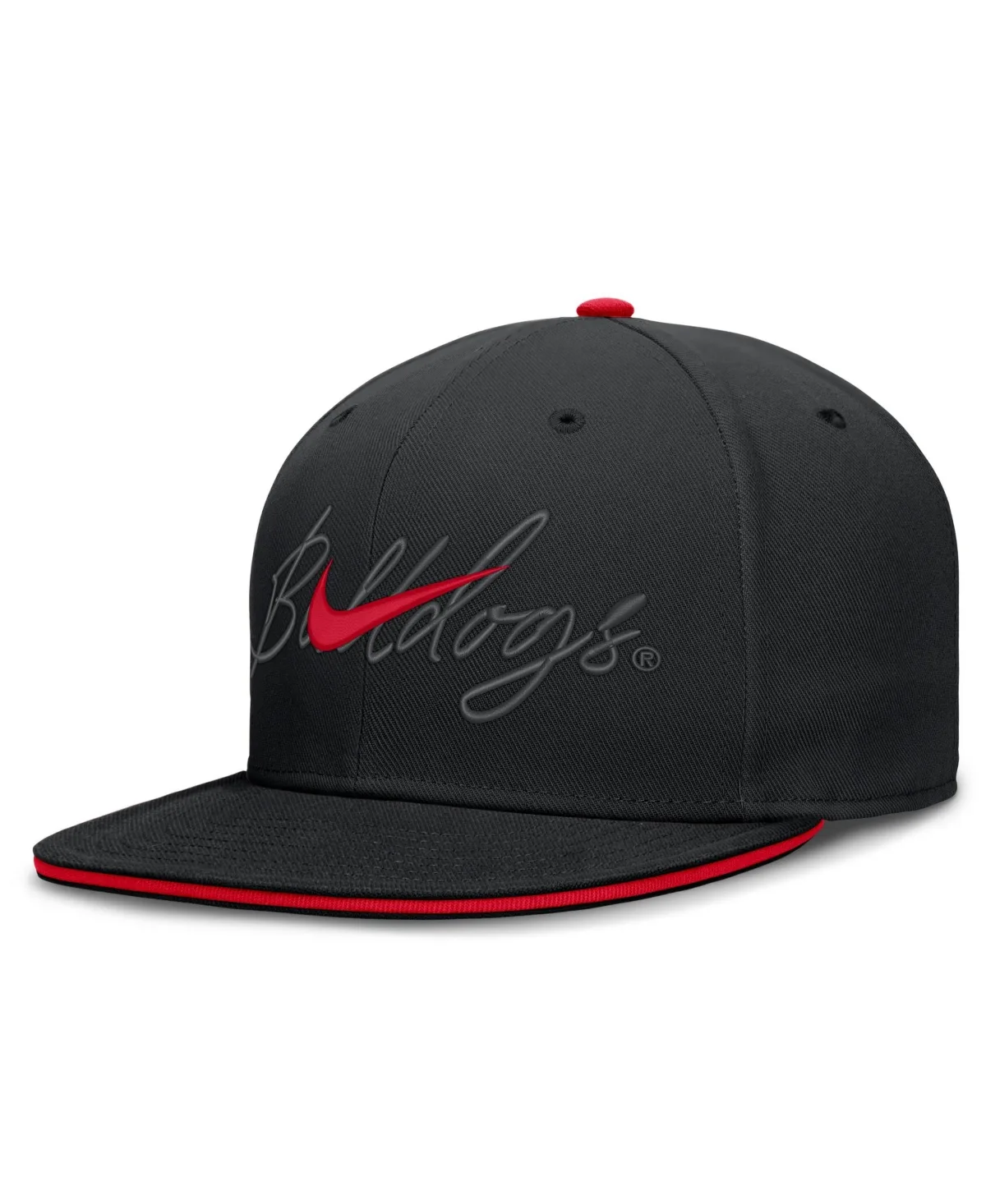 Georgia Bulldogs Dri-Fit Primetime Script Fitted Hat by Nike
