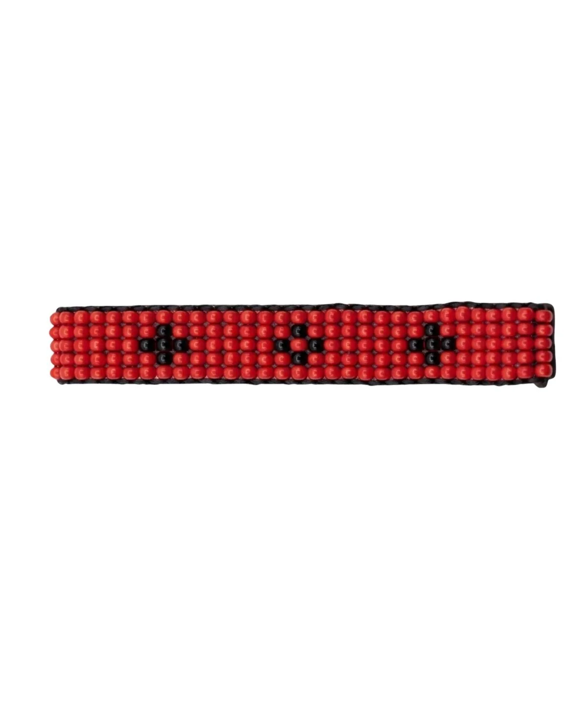 Summer Bracelet in Red with Black Accents by Sawa Sawa