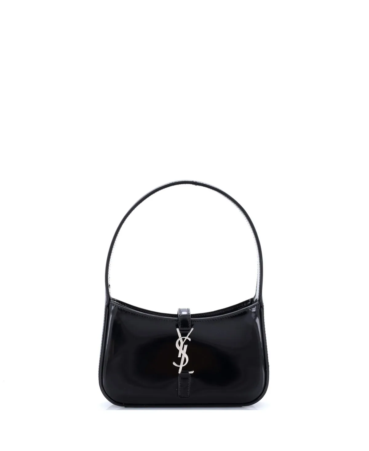 Pre-Owned Saint Laurent Mini Le 5 a 7 Hobo Patent by Saint Laurent