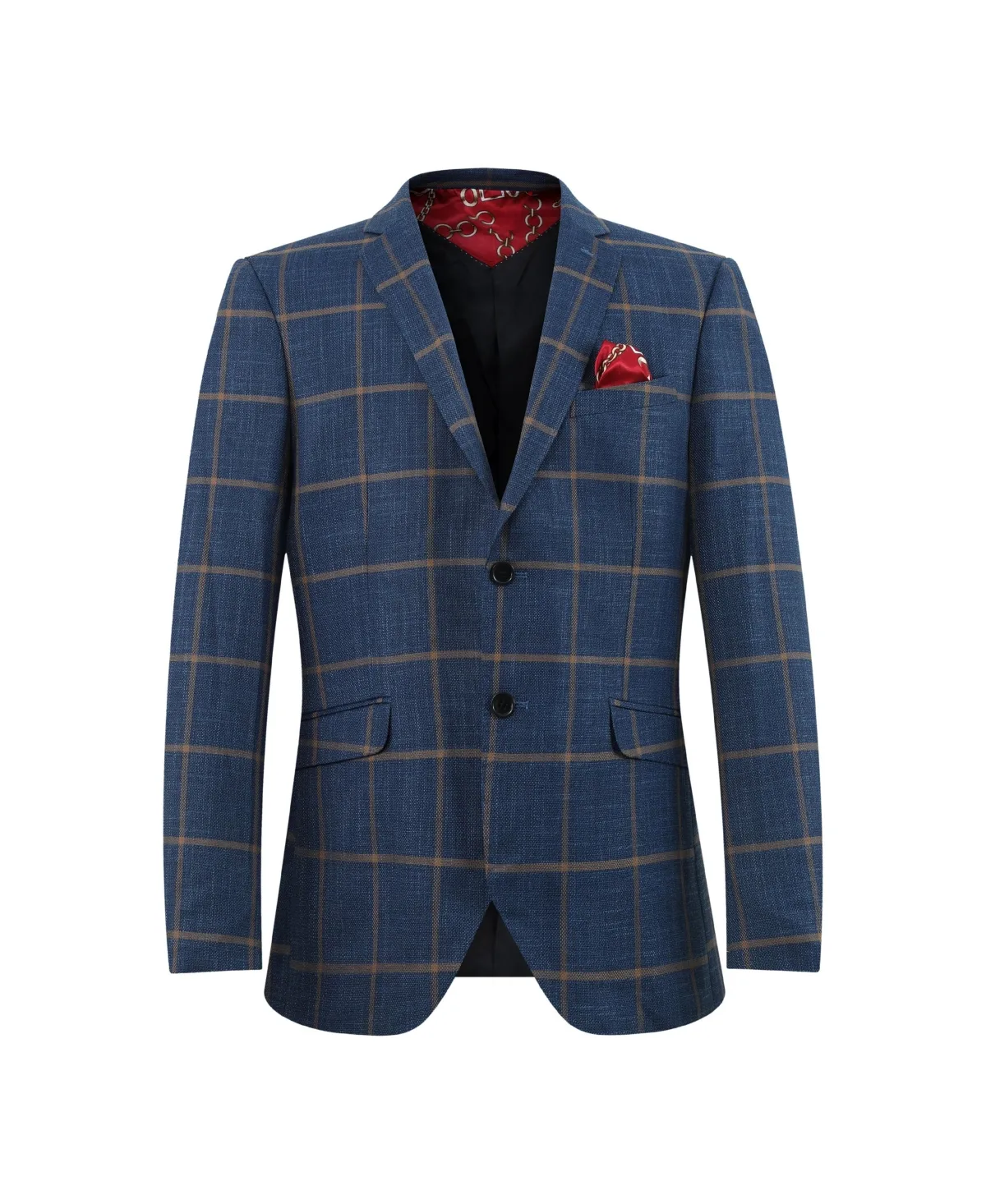 Slim Fit Plaid Jacket by Elie Balleh