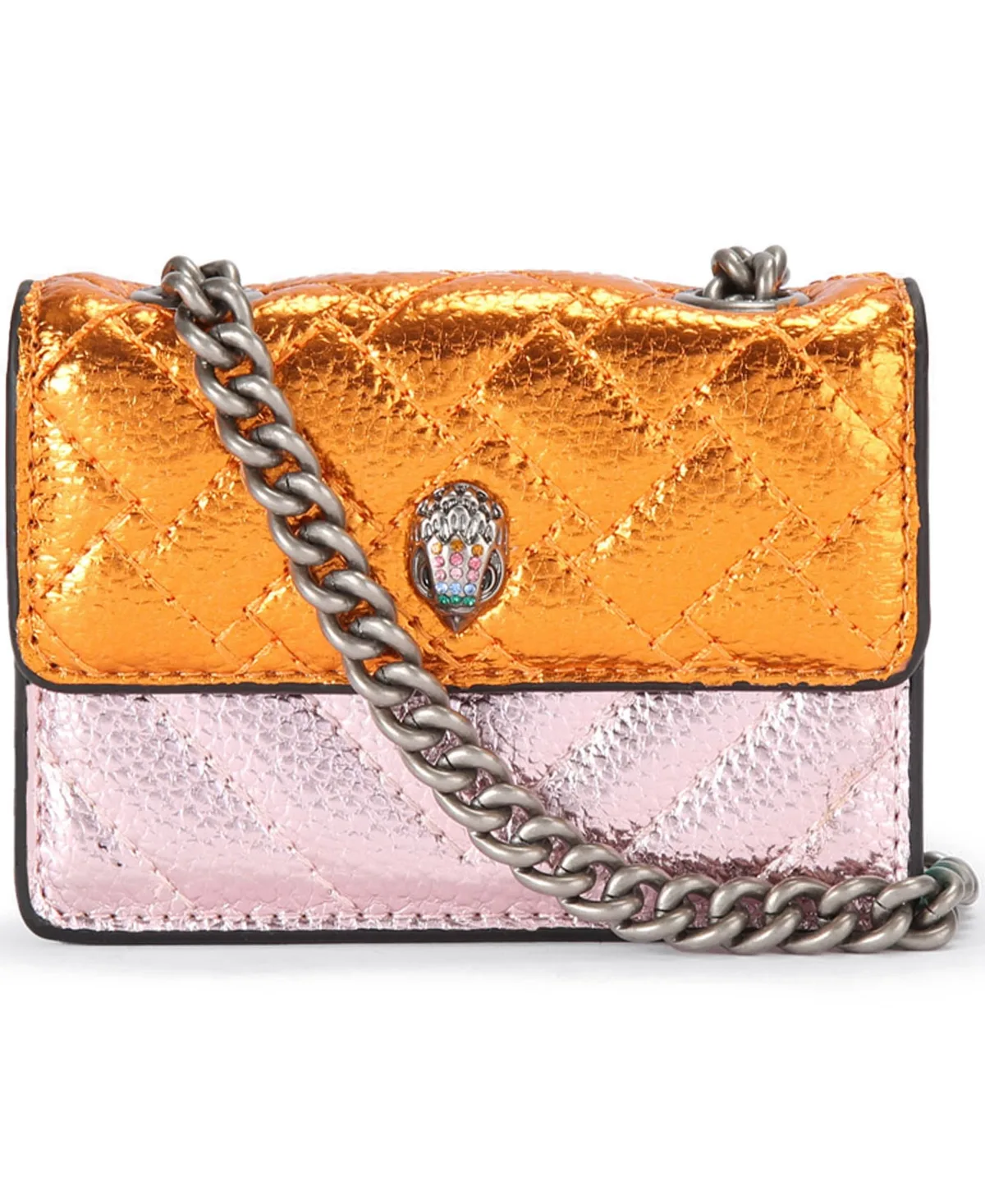 Micro Kensington Mini Quilted Leather Crossbody Handbag