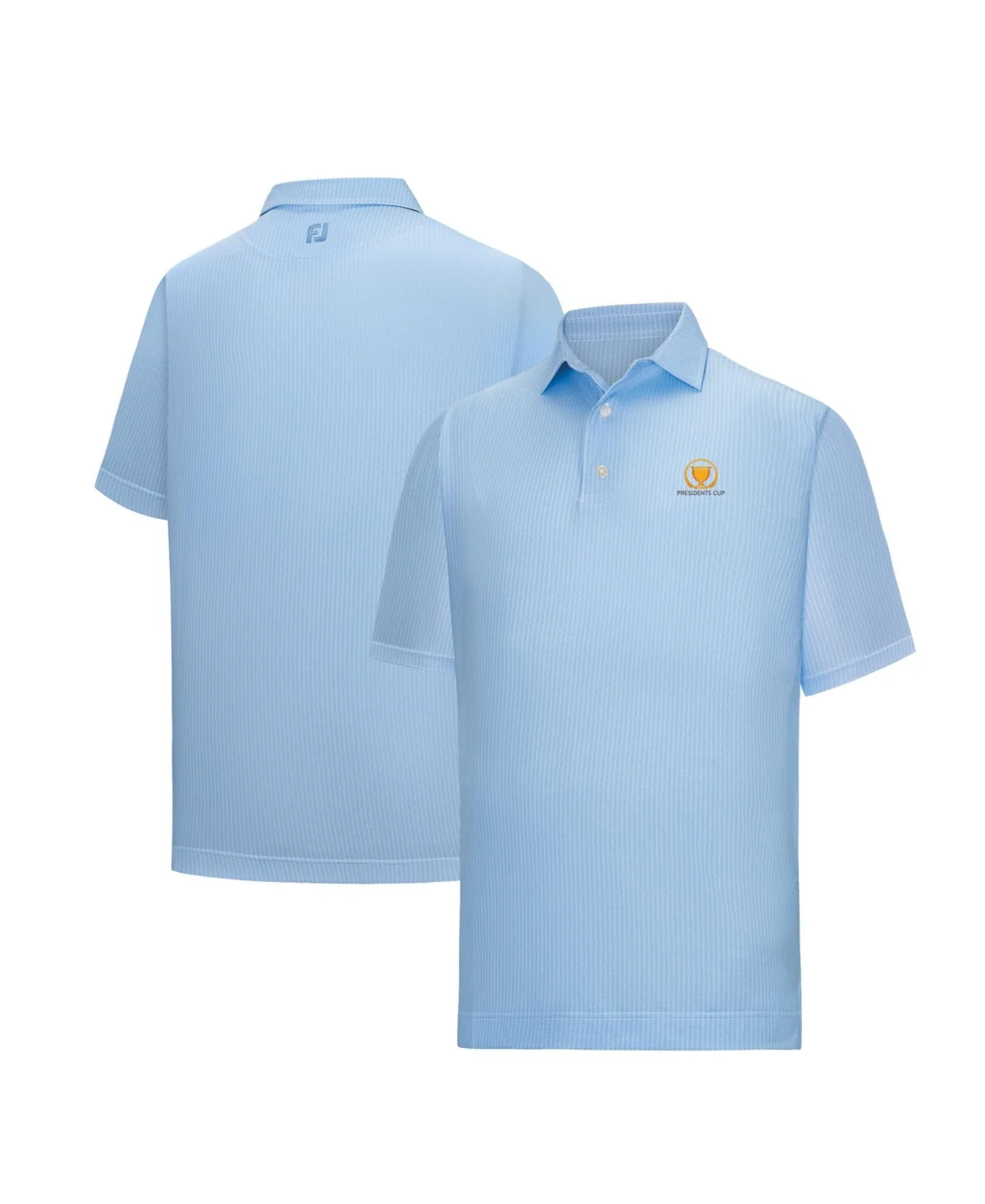 FootJoy Presidents Cup Tee Time Print Lisle Polo by FootJoy