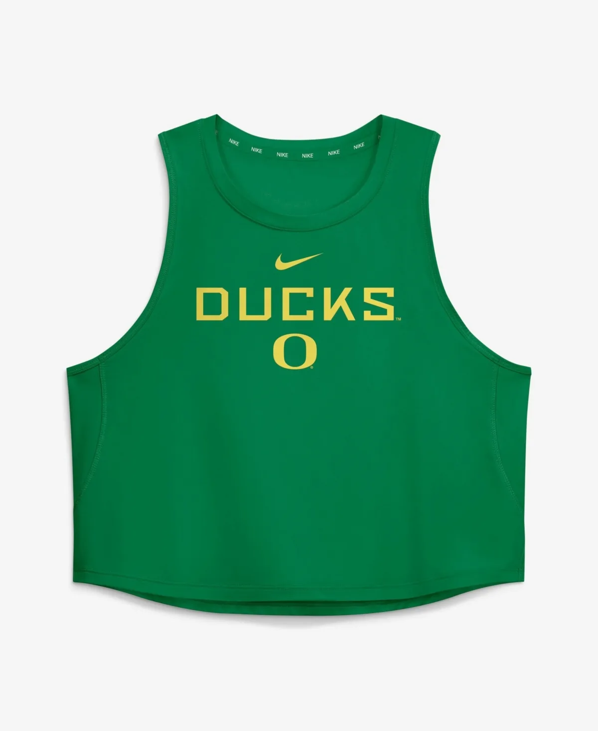Oregon Ducks One Dri-Fit Cropped Tank Top by Nike