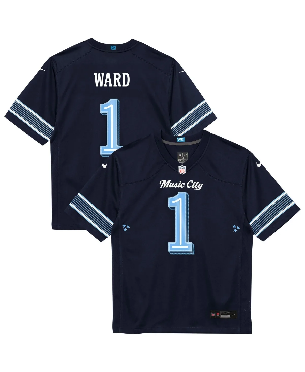 Cameron Ward Tennessee Titans 2026 Rivalries Collection Game Jersey by Nike