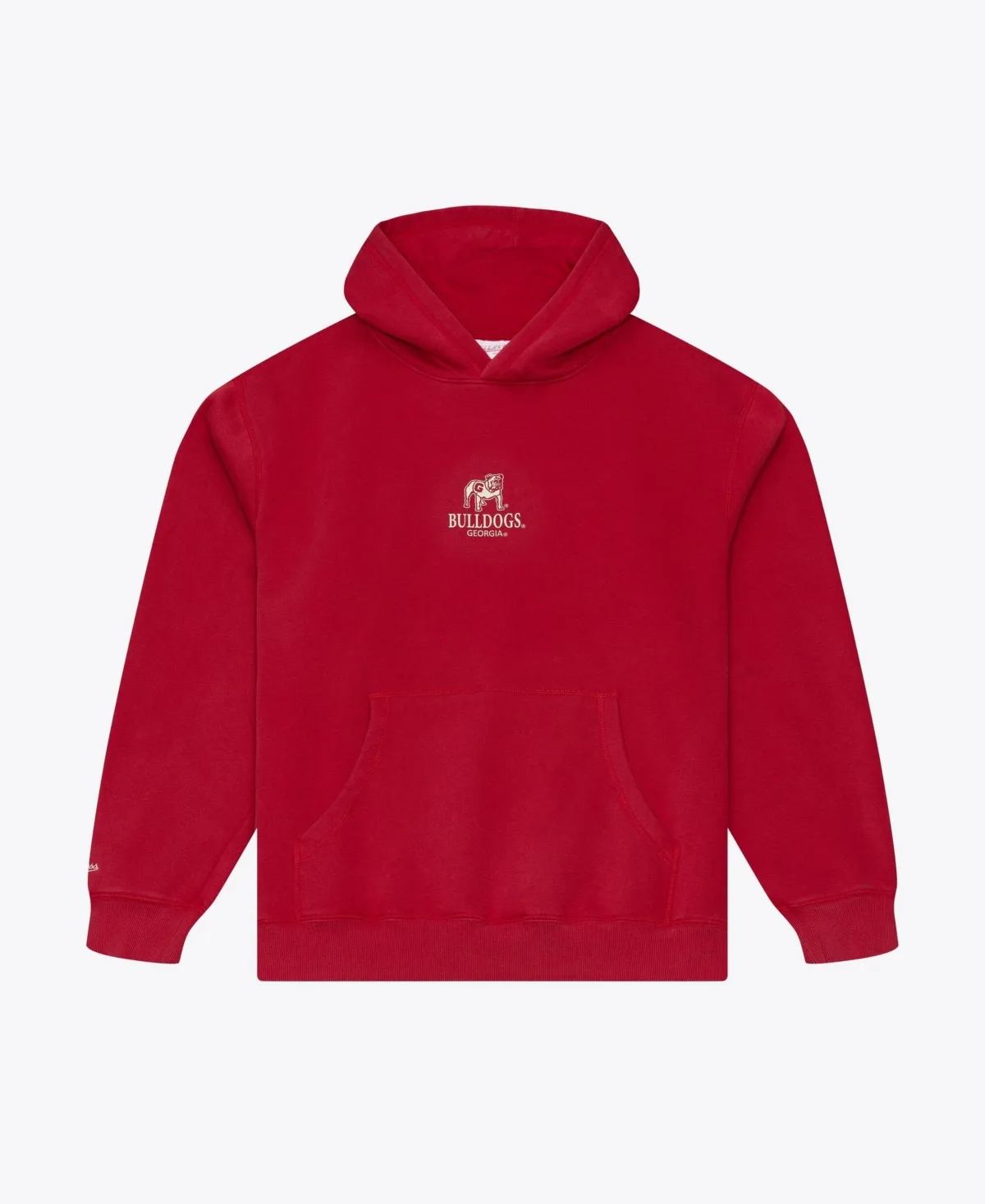 Georgia Bulldogs Core Icon Graphic Fleece Hoodie by Mitchell & Ness