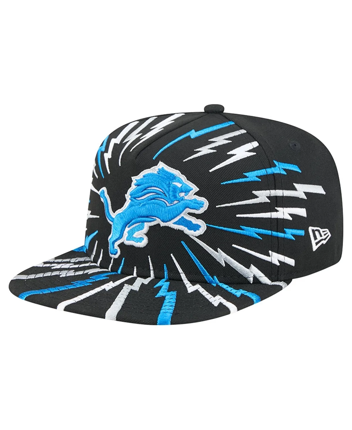 Detroit Lions Bolt A-Frame 9FIFTY Flat-Bill Snapback Hat by New Era