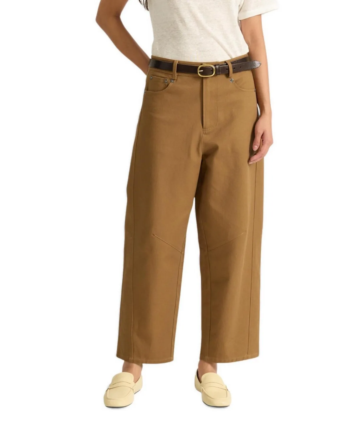 Cropped Barrel Trousers by Albaray