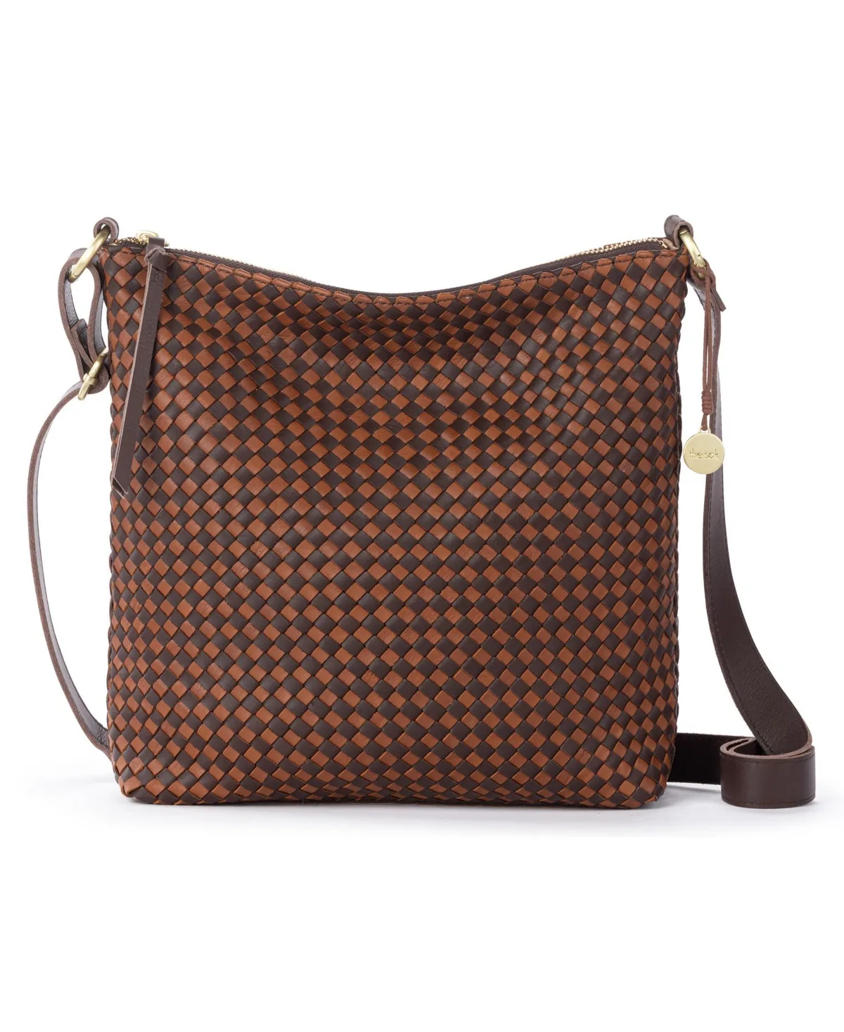 Alameda Adjustable Woven Medium Crossbody Handbag